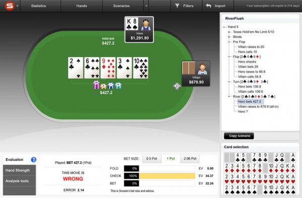 PokerSnowie_haand1