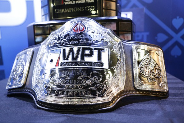 WPT Montreal championship belt
